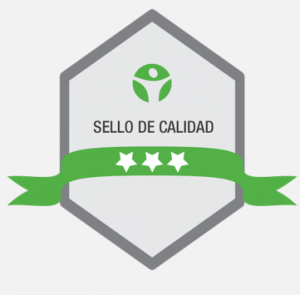 sello de calidad infomed 3 estrellas - fondogris